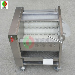 New Type QX-608 Fruit Peeling Machine/Fruit Cleaning and Peeling Machine/Fruit Brush Cleaning and Peeling Machine